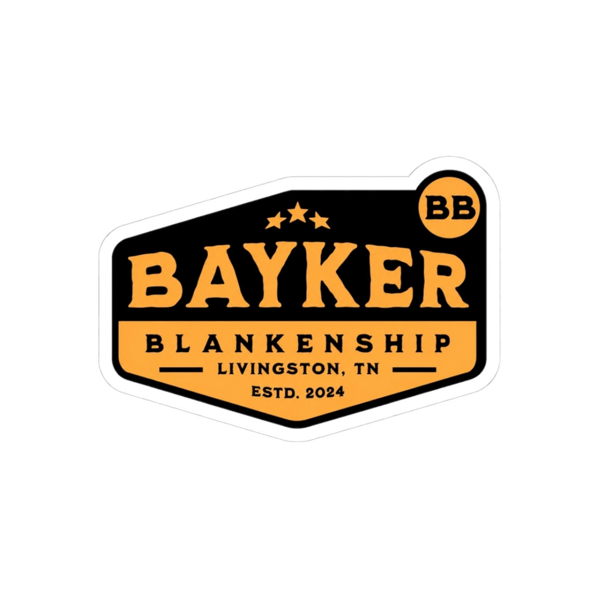 Livingston Sticker | Bayker Blankenship